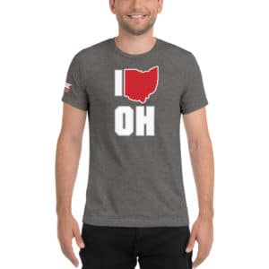I Love Ohio Short Sleeve T-shirt