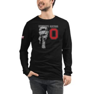 Buckeye Nation Helmet Unisex Long Sleeve Tee