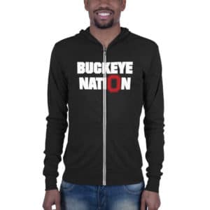 Buckeye Nation Unisex Zip Hoodie