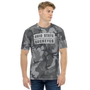Ohio State Buckeyes Camo Men's T-shirt