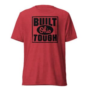 Built Ohio Tough Black Short Sleeve T-shirt